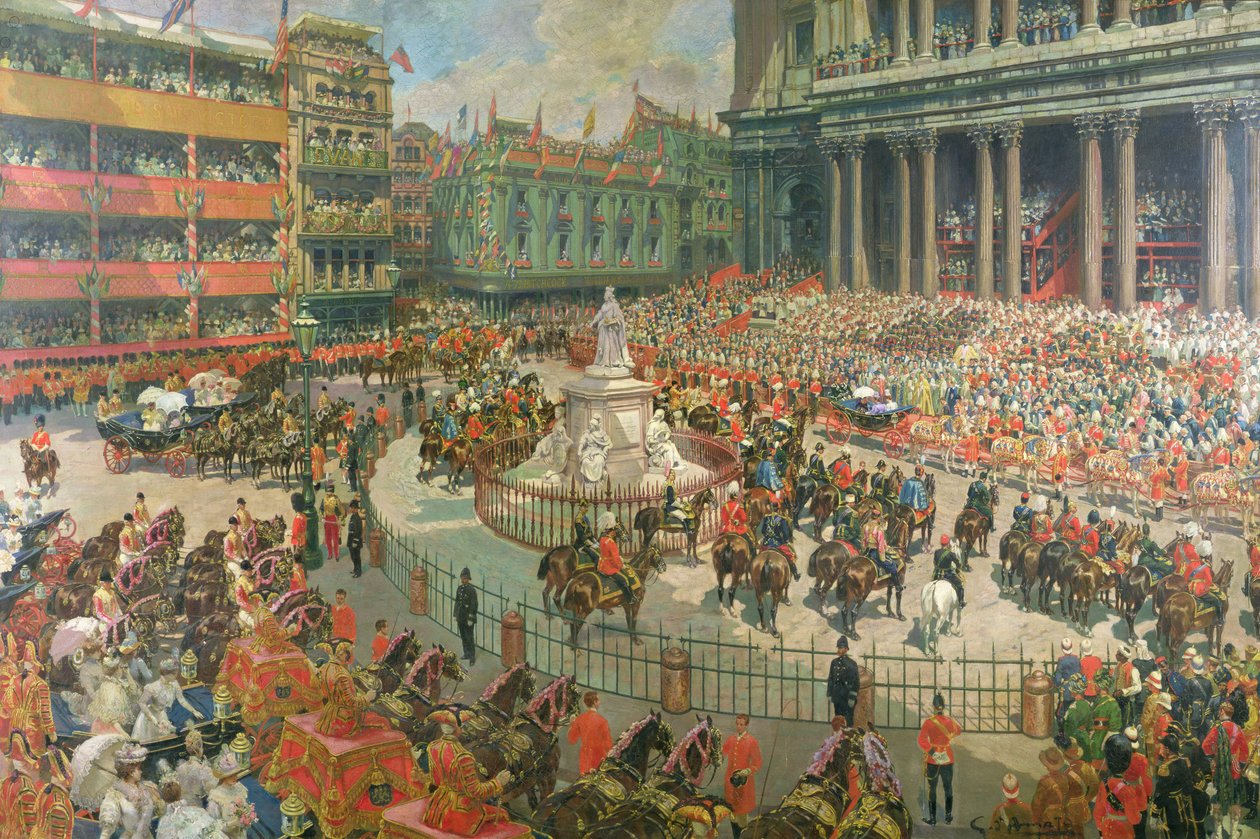 Kuningatar Victorian timanttijuhlavuosi, 1897 tekijältä G.S. Amato