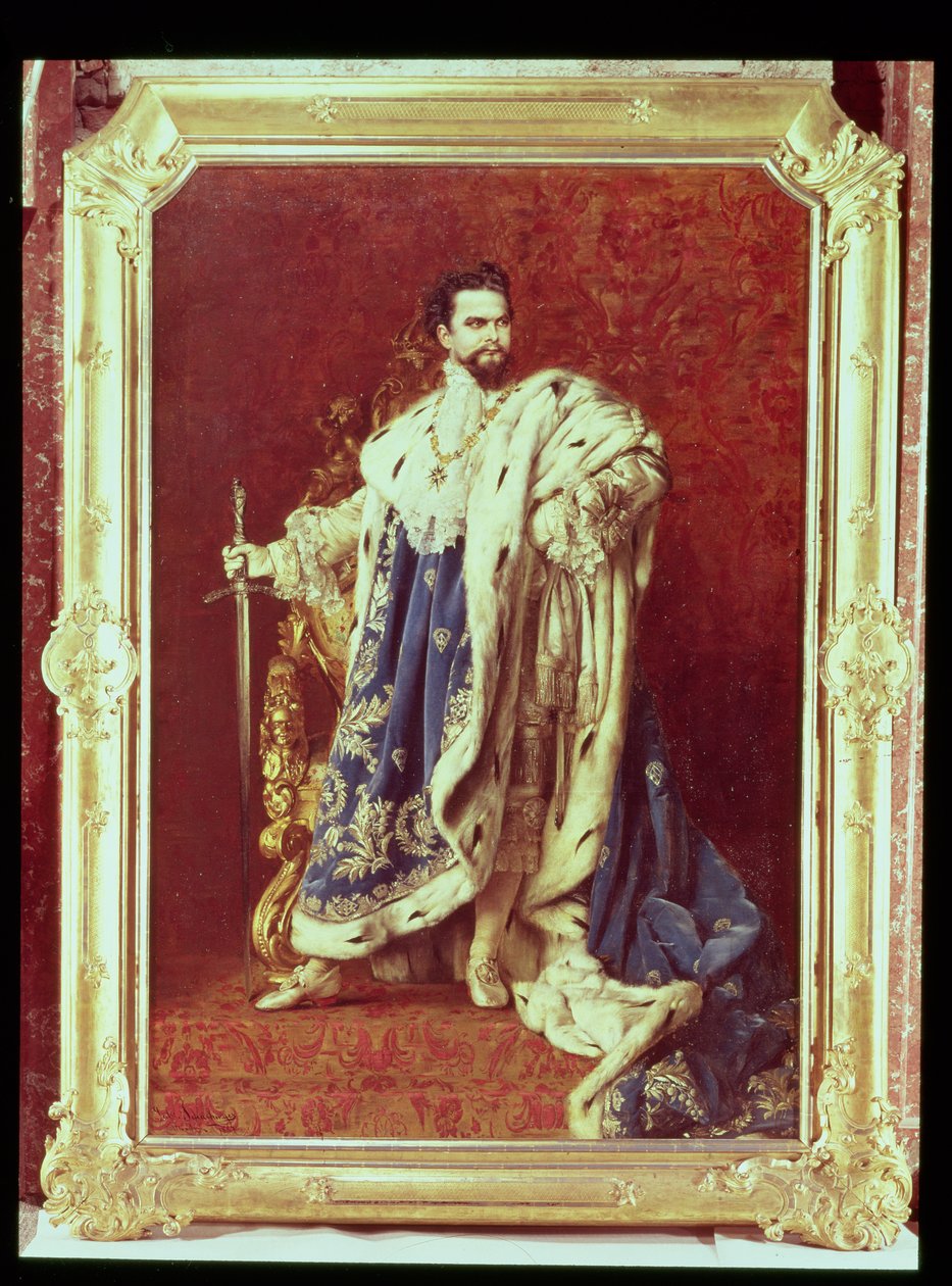 Ludwig II (1845-86) 1887 tekijältä Gabriel Schachinger