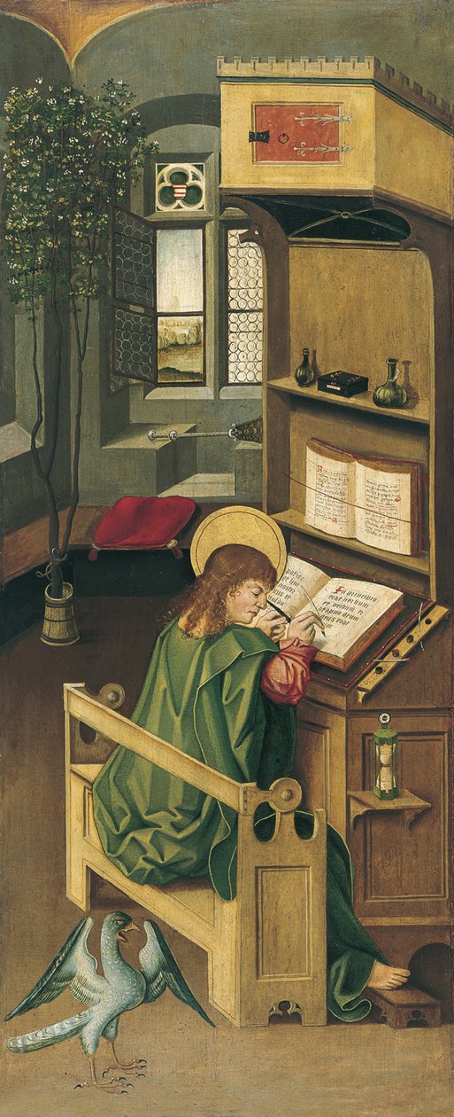 Pyhä Johannes Evankelista, 1478 tekijältä Gabriel Mälesskircher