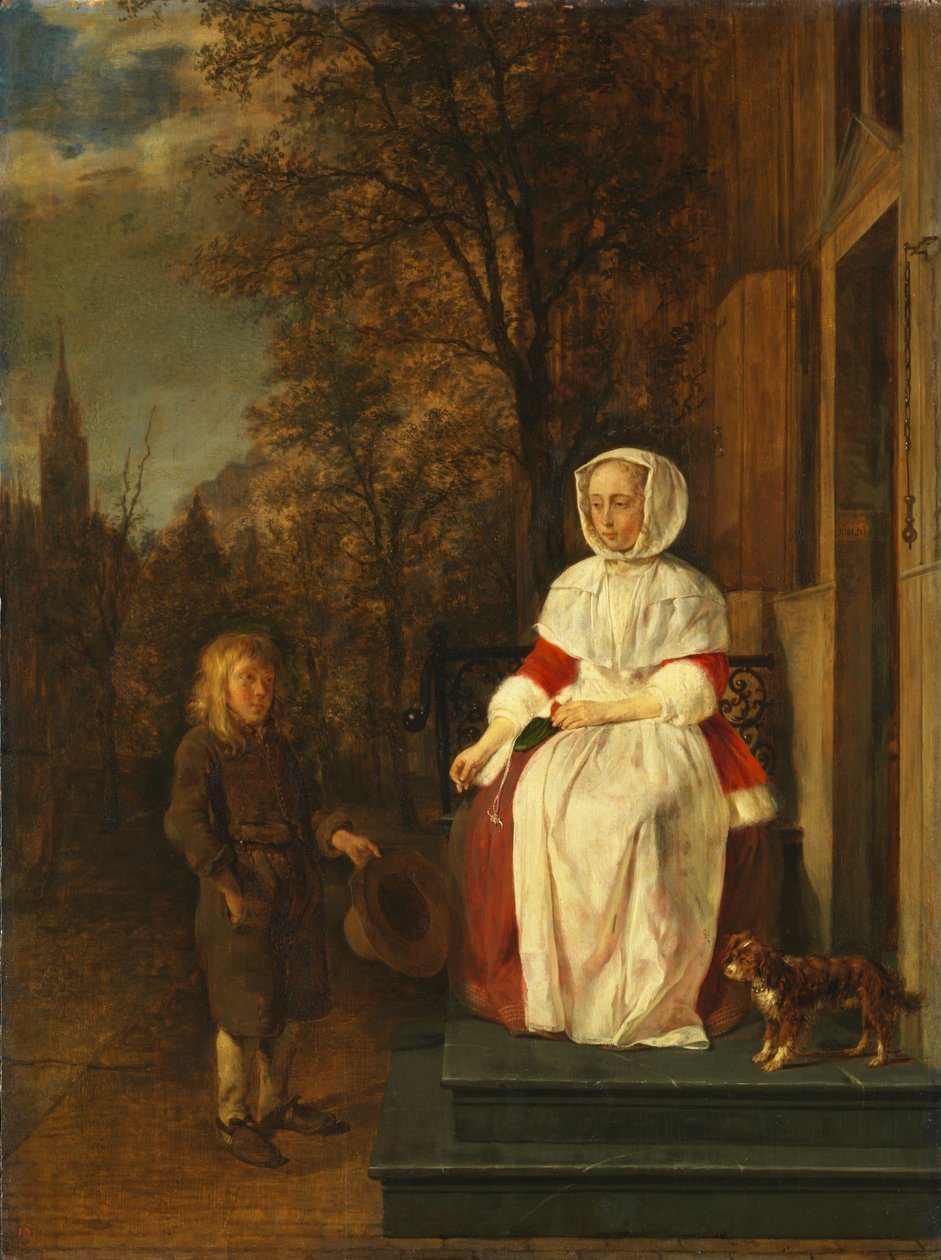 Almuja, noin 1660 tekijältä Gabriel Metsu