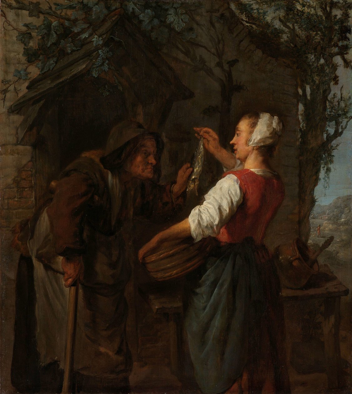 Silli-myyjä tekijältä Gabriel Metsu