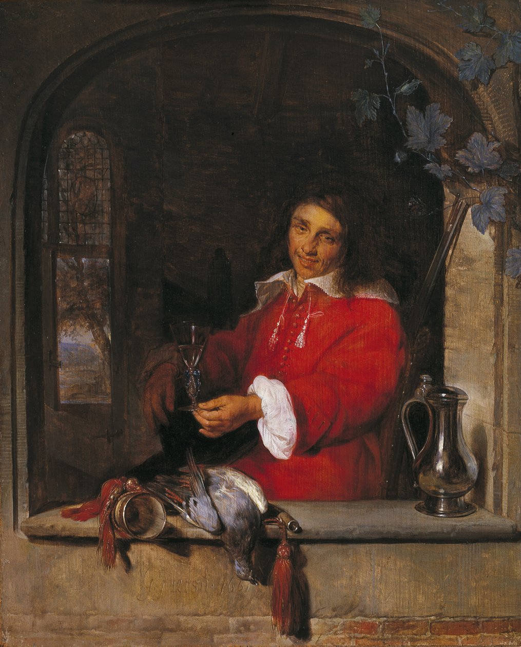 The Huntsman tekijältä Gabriel Metsu