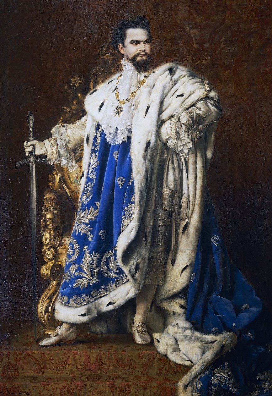 Baijerin kuningas Ludwig II (1845-1886) tekijältä Gabriel Schachinger