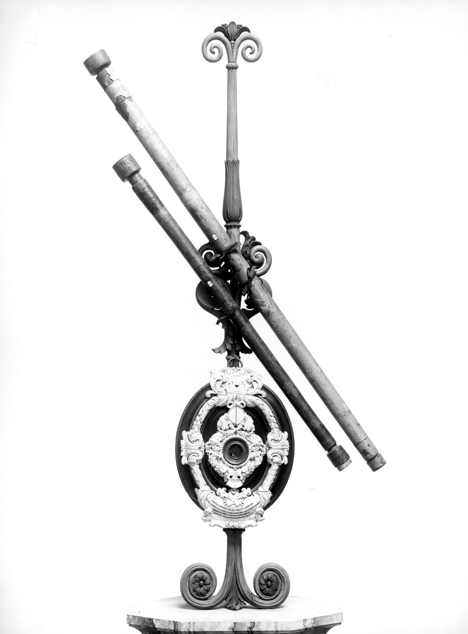 Teleskooppi, 1609 tekijältä Galileo Galilei