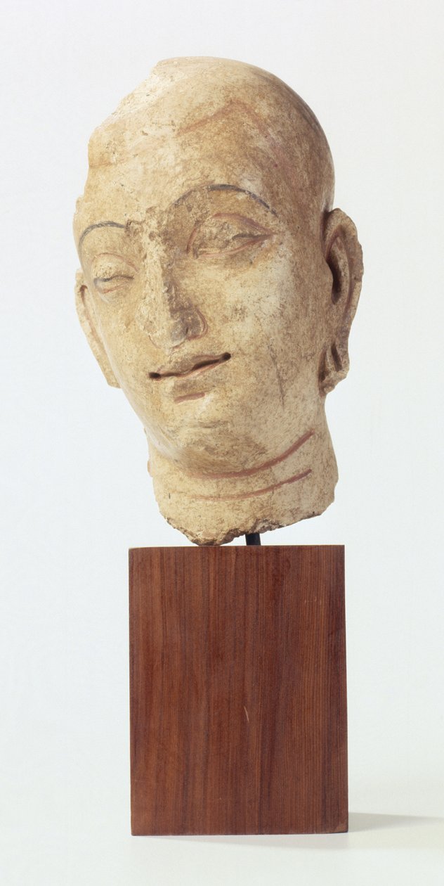 Munkki, Kushan-dynastia, 100-400 jKr (stukki) tekijältä Gandhara School