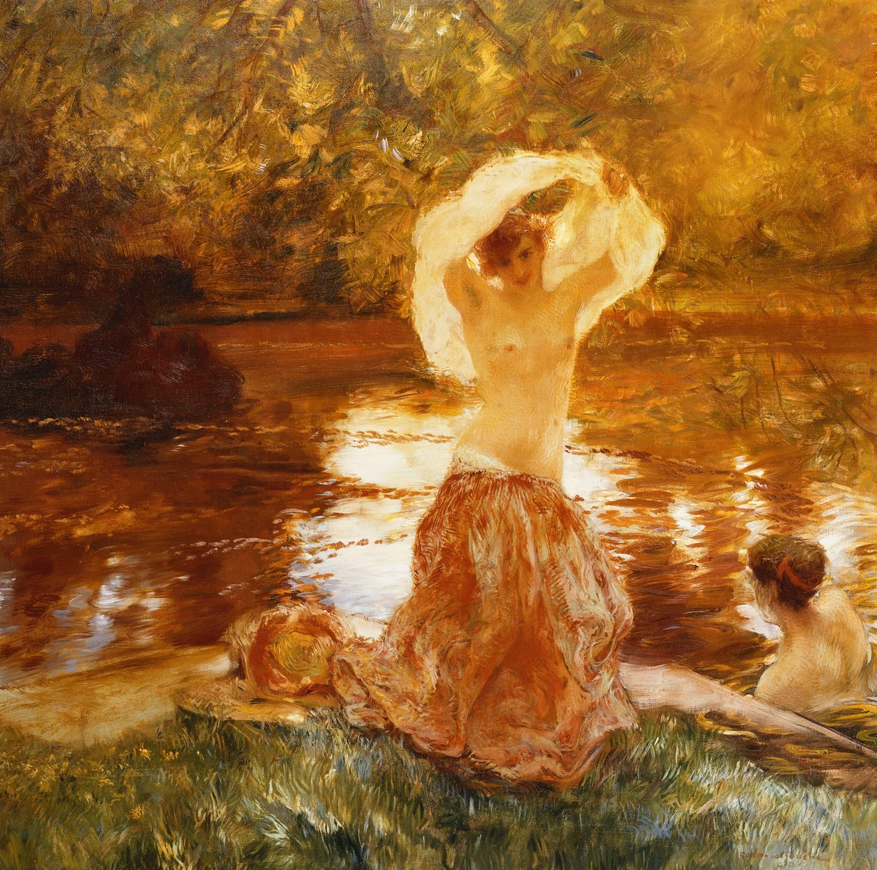 Kylpy; Le Bain, tekijältä Gaston de Latouche