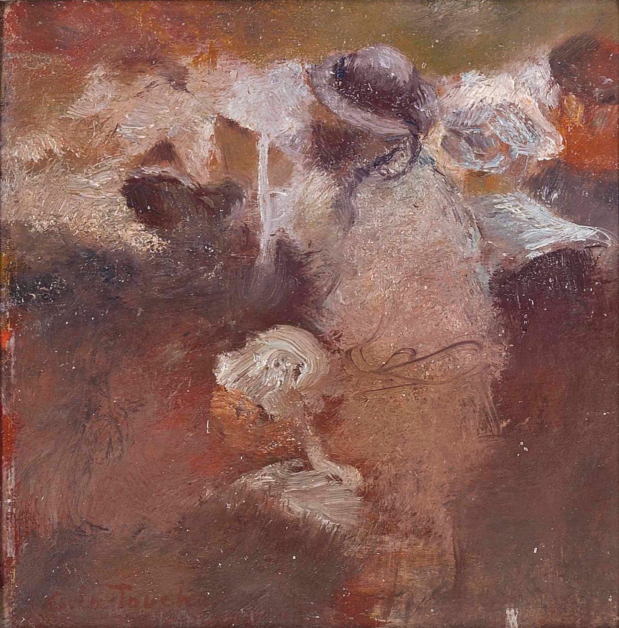 Piirros Bretagnen hahmoista tekijältä Gaston de la Touche