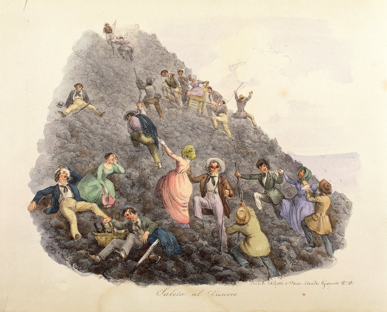 Kiipeäminen Vesuvius-vuorelle tekijältä Gatti and Dura