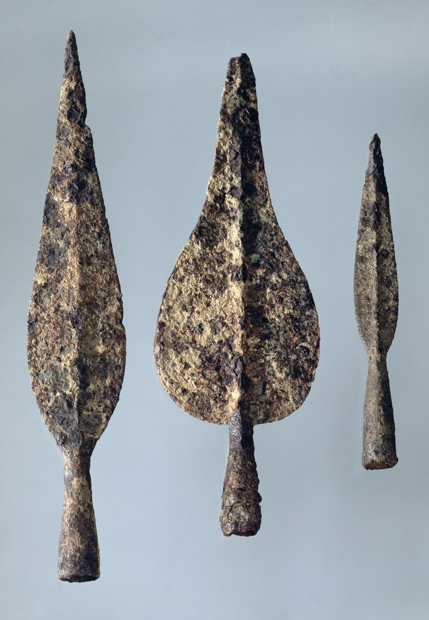Lance- ja keihäänpäät, 475-300 eKr. (pronssi) tekijältä Gaulish