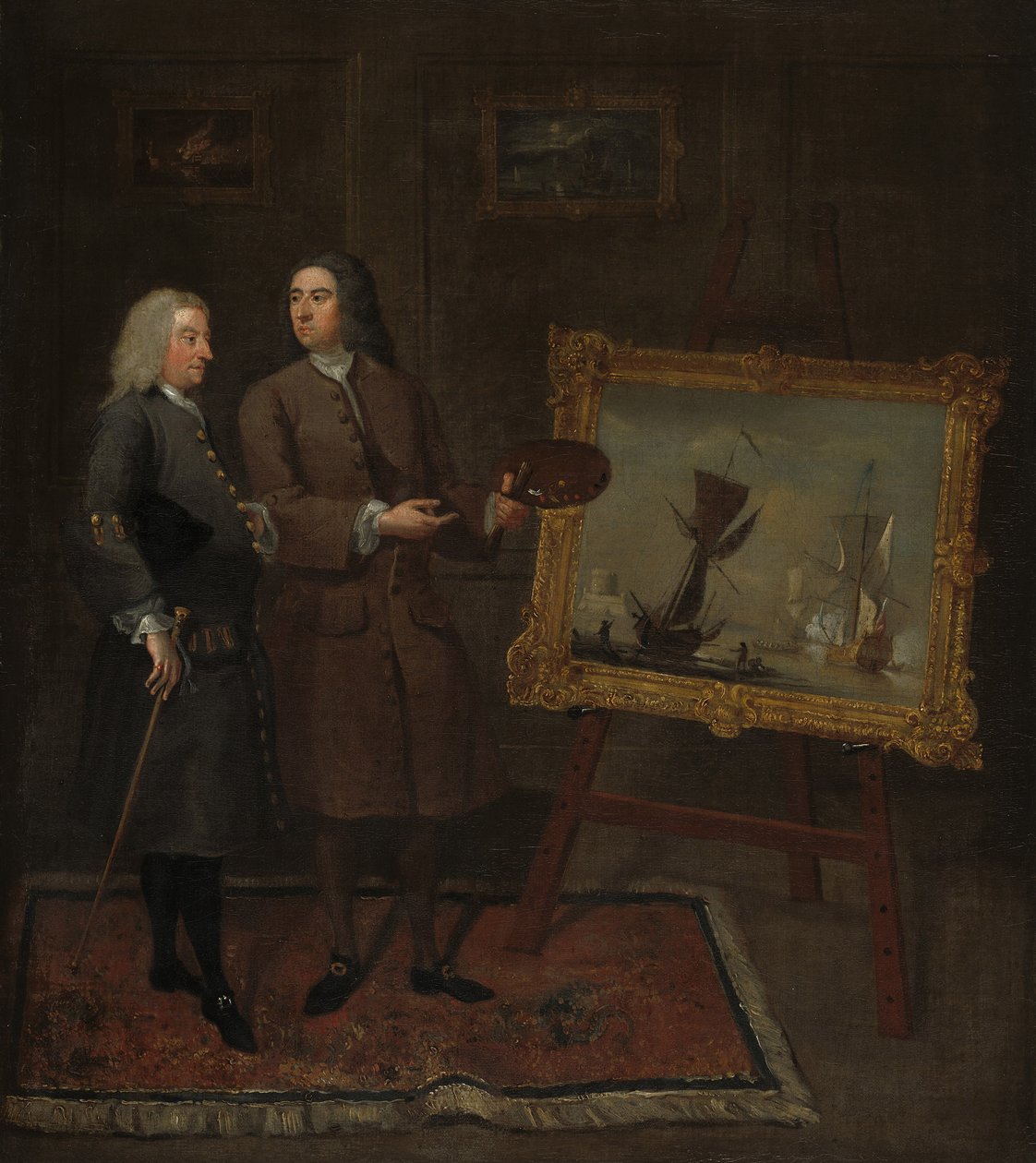 Thomas Walker ja Peter Monamy, n. 1735 tekijältä Gawen Hamilton