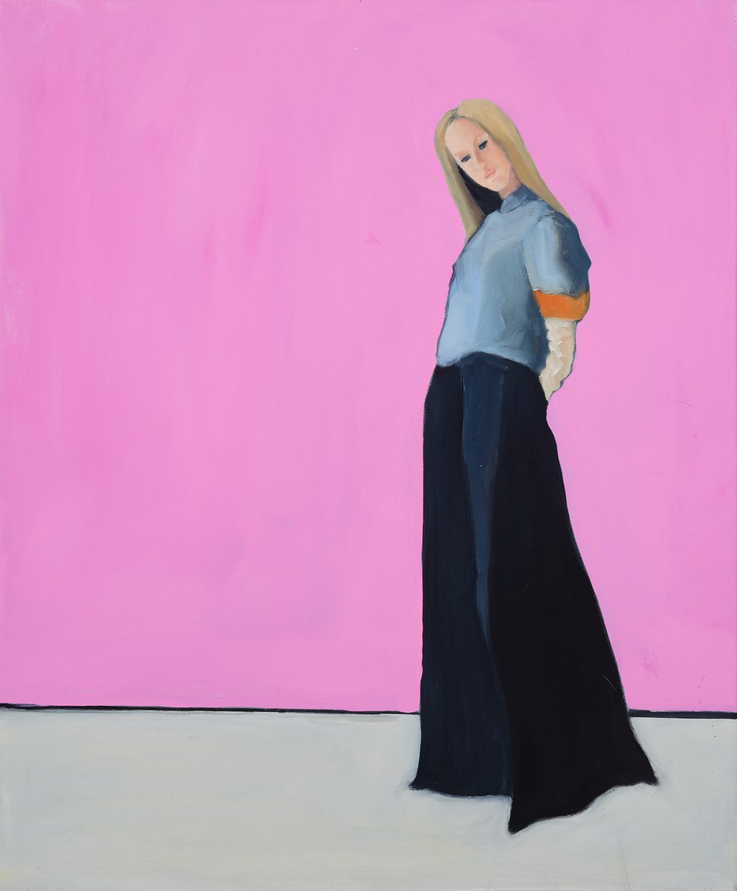 Jane, 2016 (öljy kankaalle) tekijältä Genevieve French