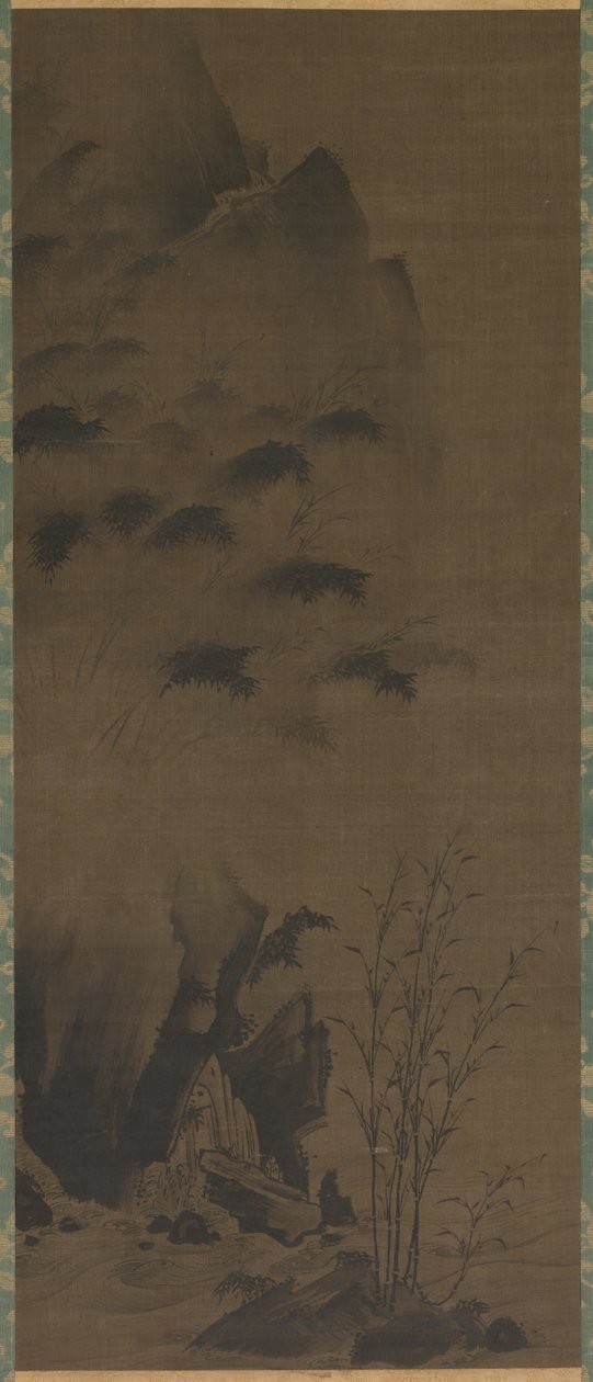 Bamboo in Rain, Bamboo in Wind, 1500-luvun alku. tekijältä Genga