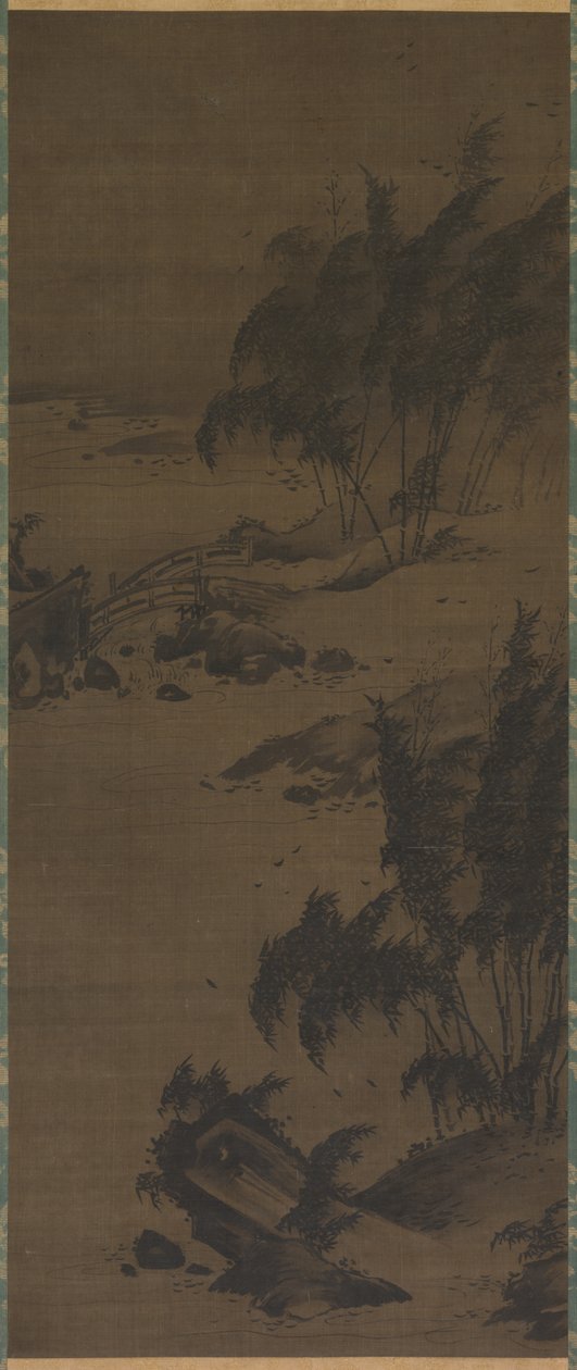 Bamboo in Wind, 1500-luvun alku. tekijältä Genga