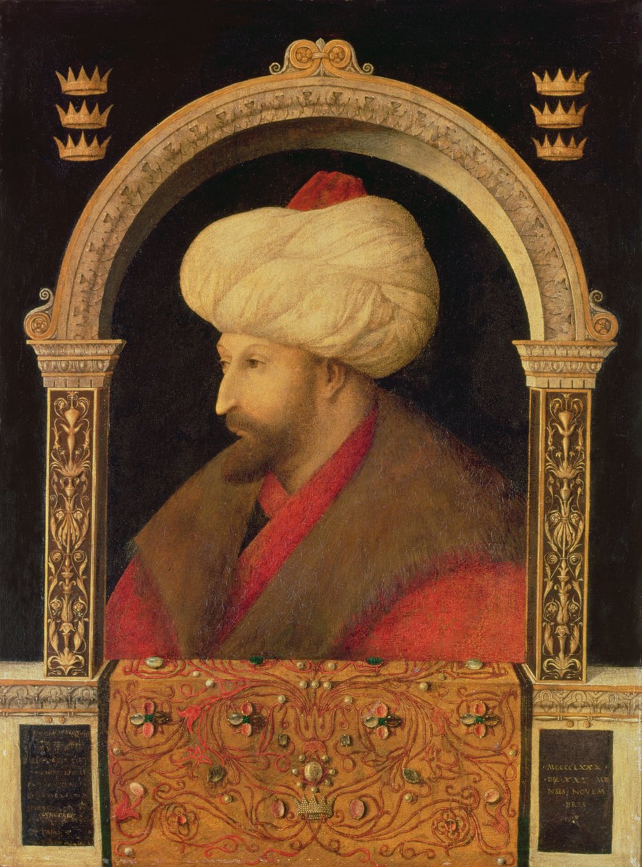 Sulttaani Mehmet II (1432-81) 1480 tekijältä Gentile Bellini