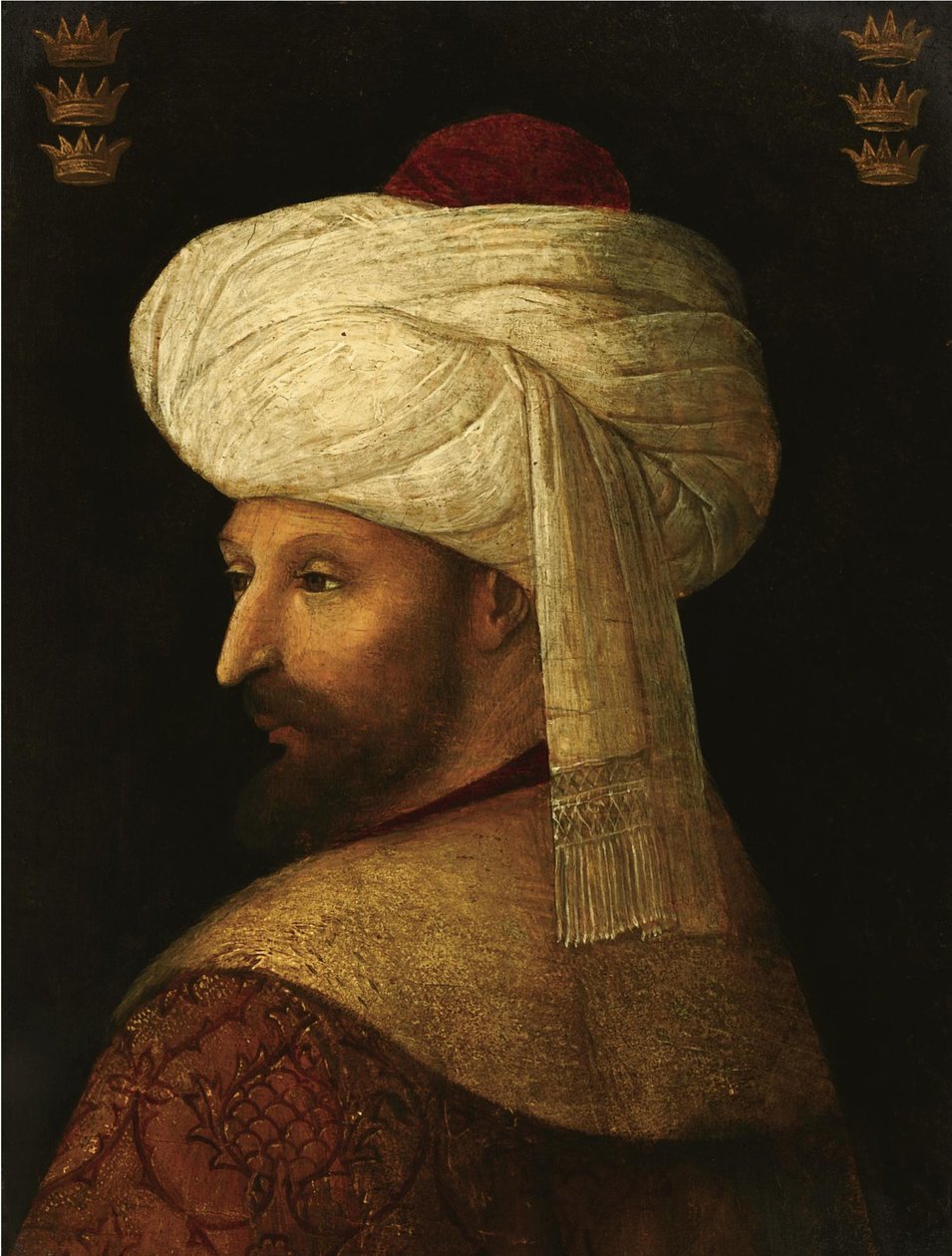 Sulttaani Mehmet II, 1500-luku tekijältä Gentile Bellini