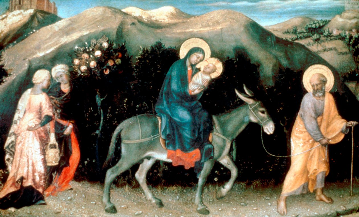 Lento Egyptiin, 1423 tekijältä Gentile da Fabriano