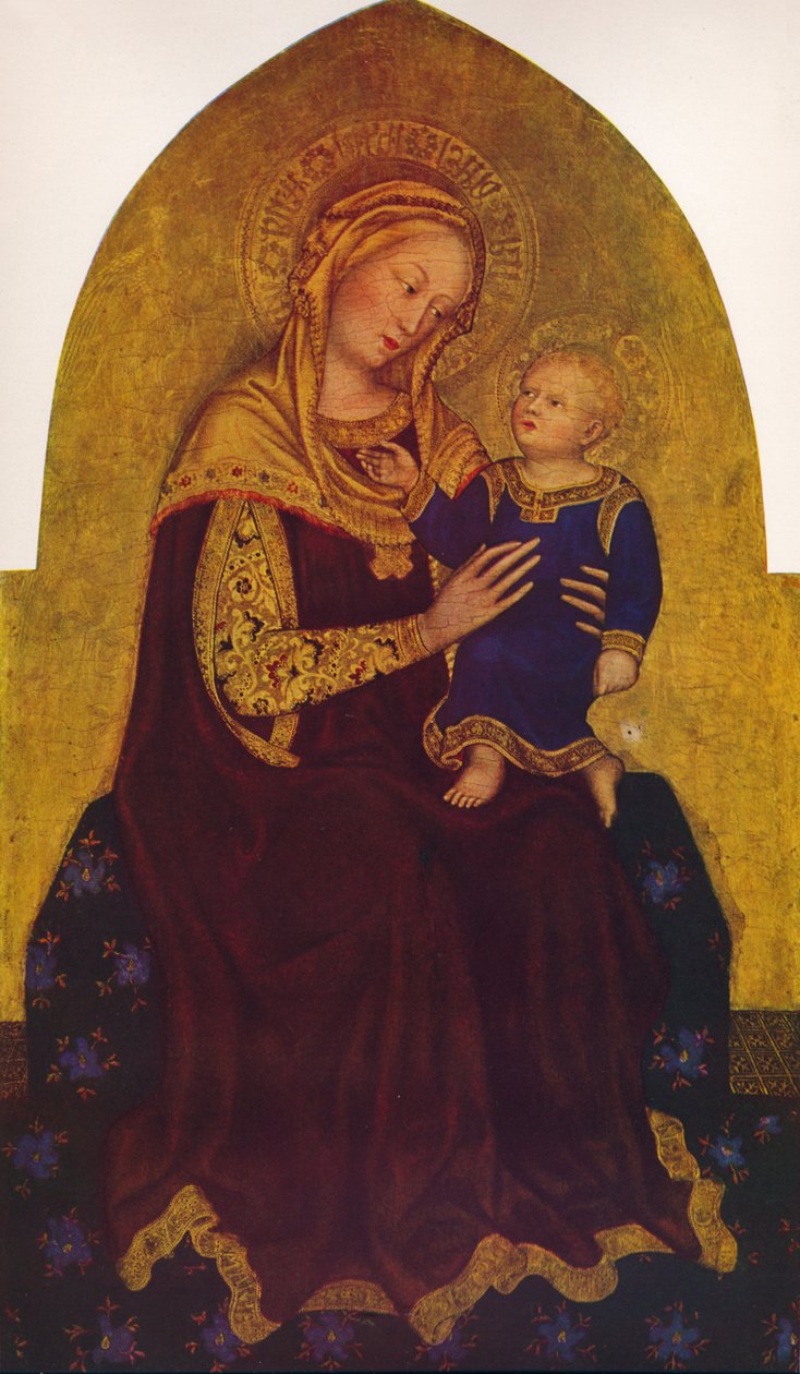 Madonna ja lapsi, c1420 tekijältä Gentile da Fabriano
