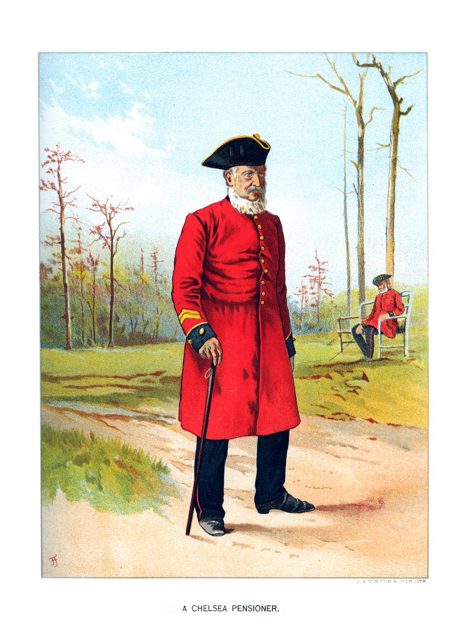 Chelsean eläkeläinen, 1890. tekijältä Geoffrey Douglas Giles