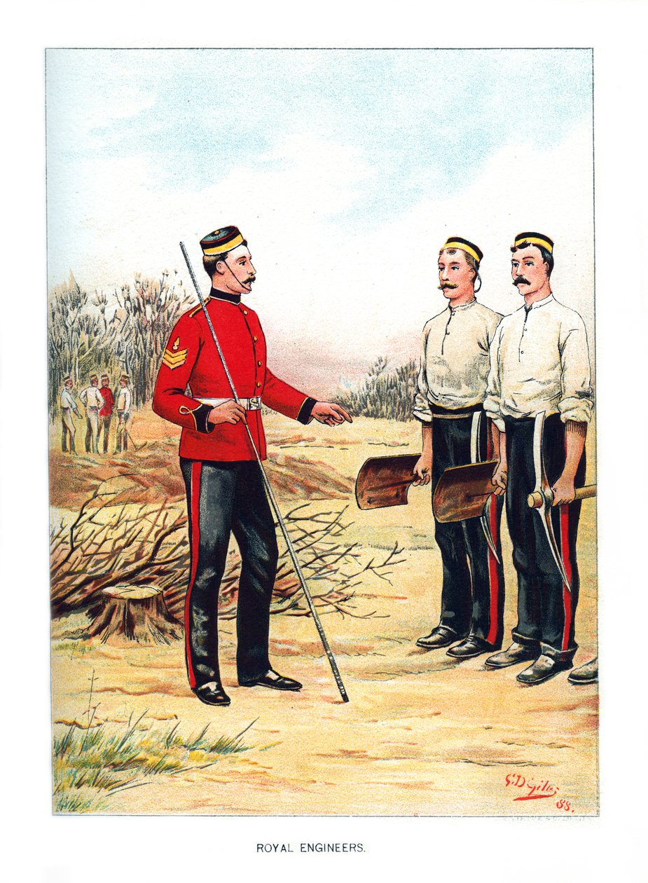 Royal Engineers, c1890. tekijältä Geoffrey Douglas Giles