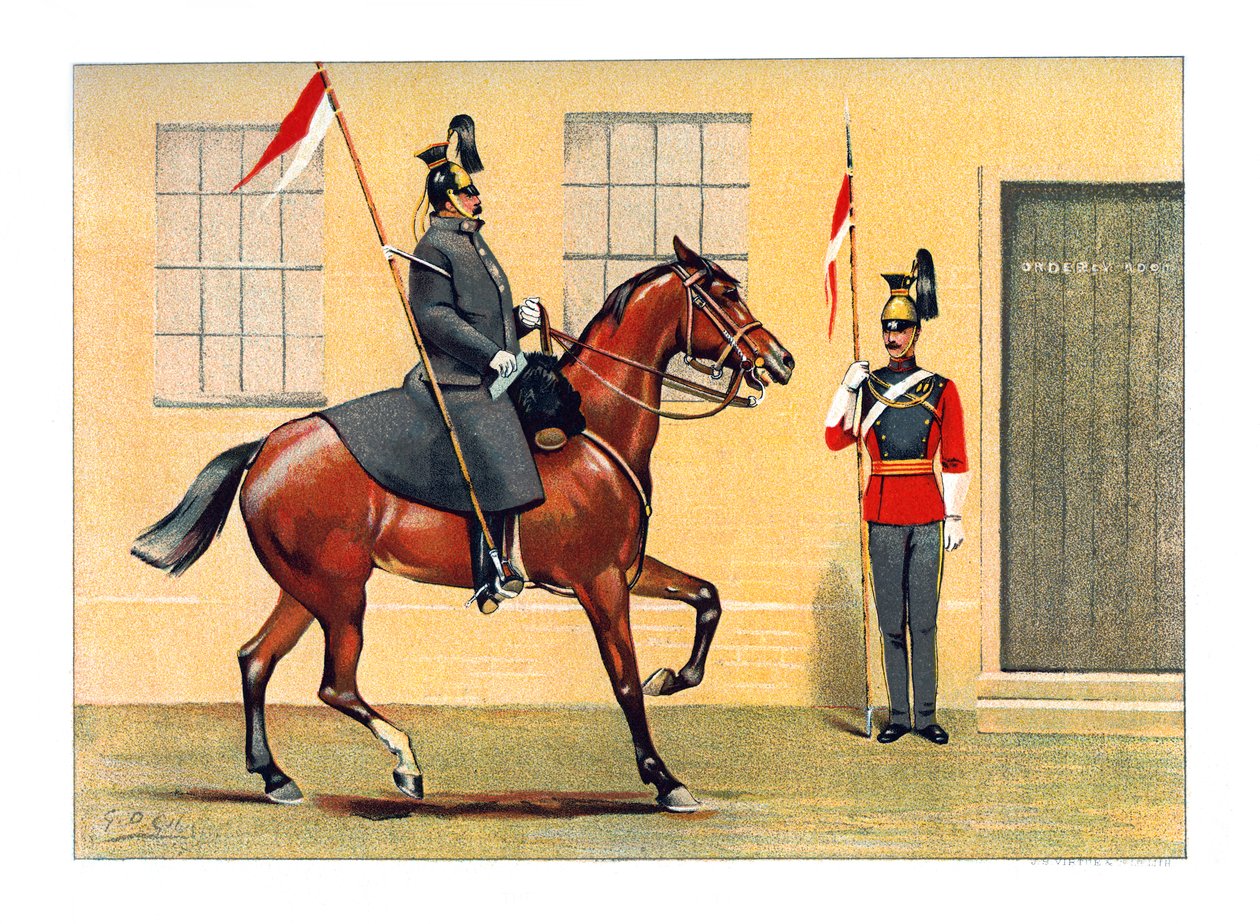16th Queens Lancers, 1890. tekijältä Geoffrey Douglas Giles