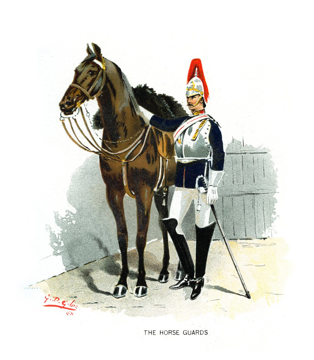 The Horse Guards, c1890. tekijältä Geoffrey Douglas Giles