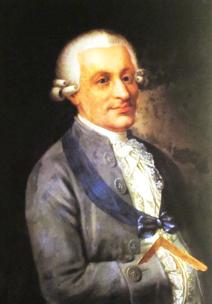 Bildnis Johann Carl Dähnert (1719-1785) tekijältä Georg David Matthieu