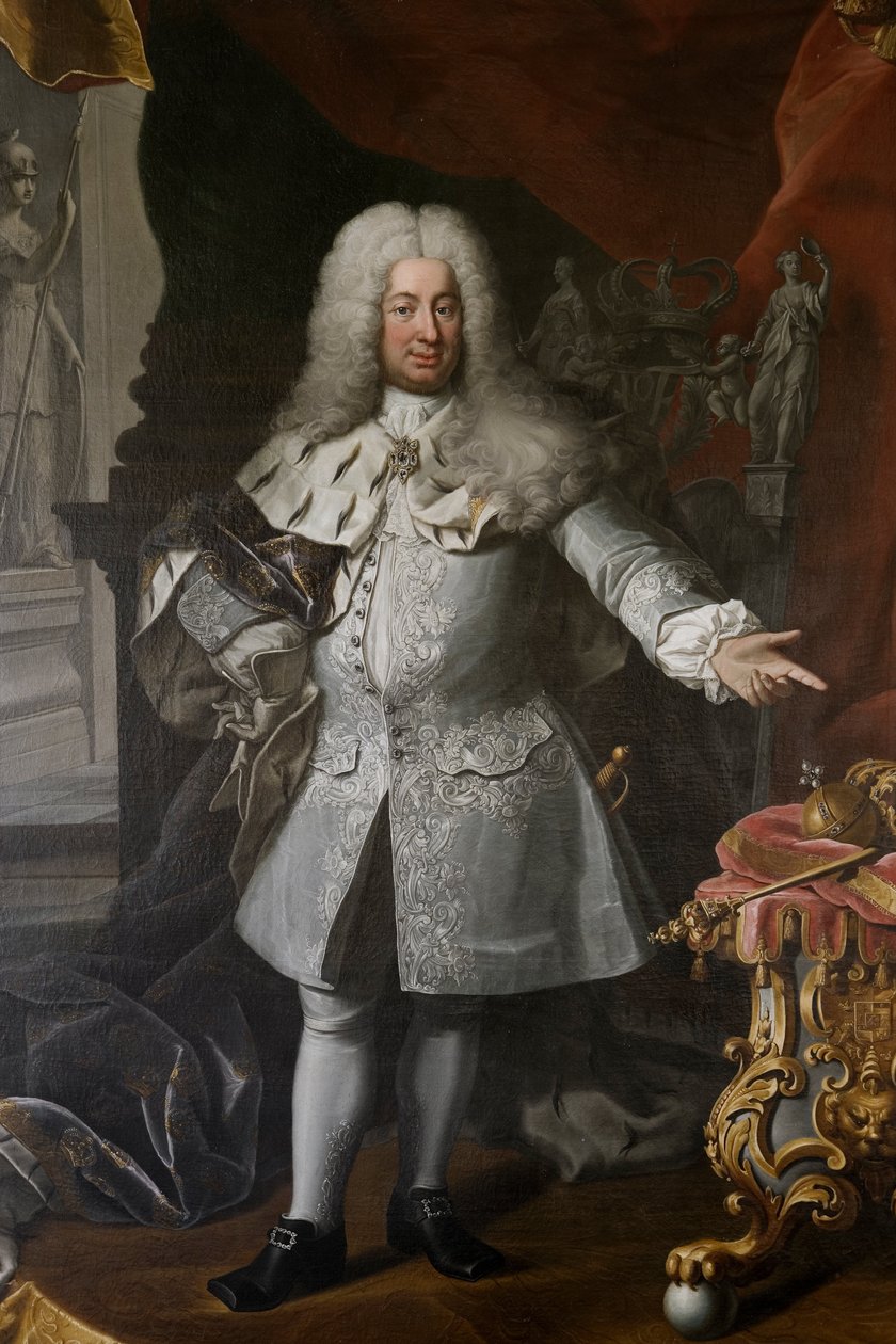 Fredrik I, Ruotsin kuningas 1720-1751 tekijältä George Engelhardt Schröder