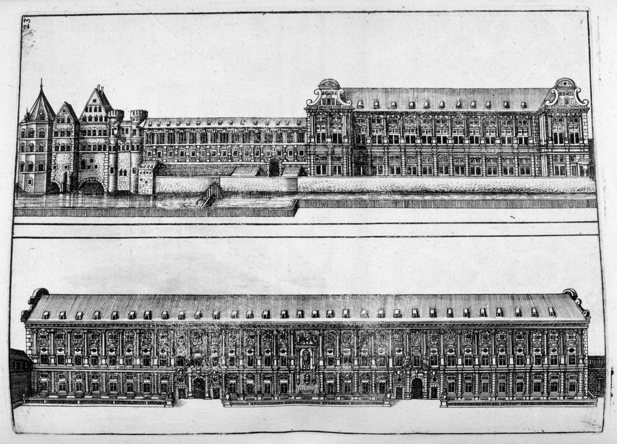 Linnan suunnittelu, 1664 tekijältä Georg Andreas Bockler
