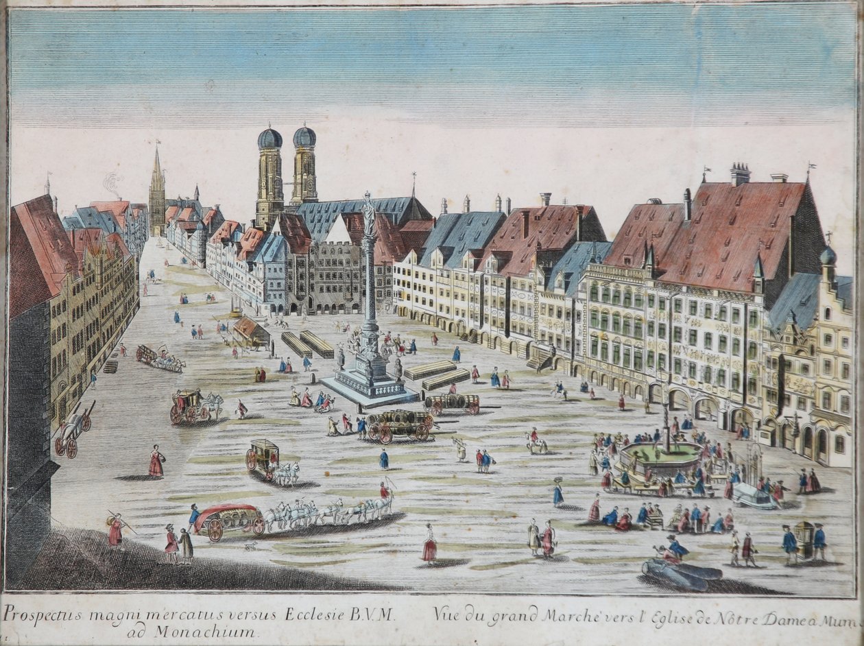 Peep-box kuva München Marienplatz Z tekijältä Georg Balthasar Probst