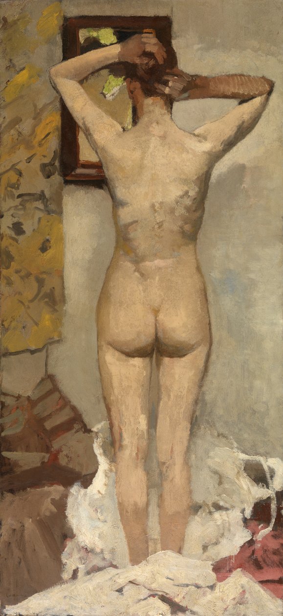 Seisominen alasti tekijältä Georg Hendrik Breitner