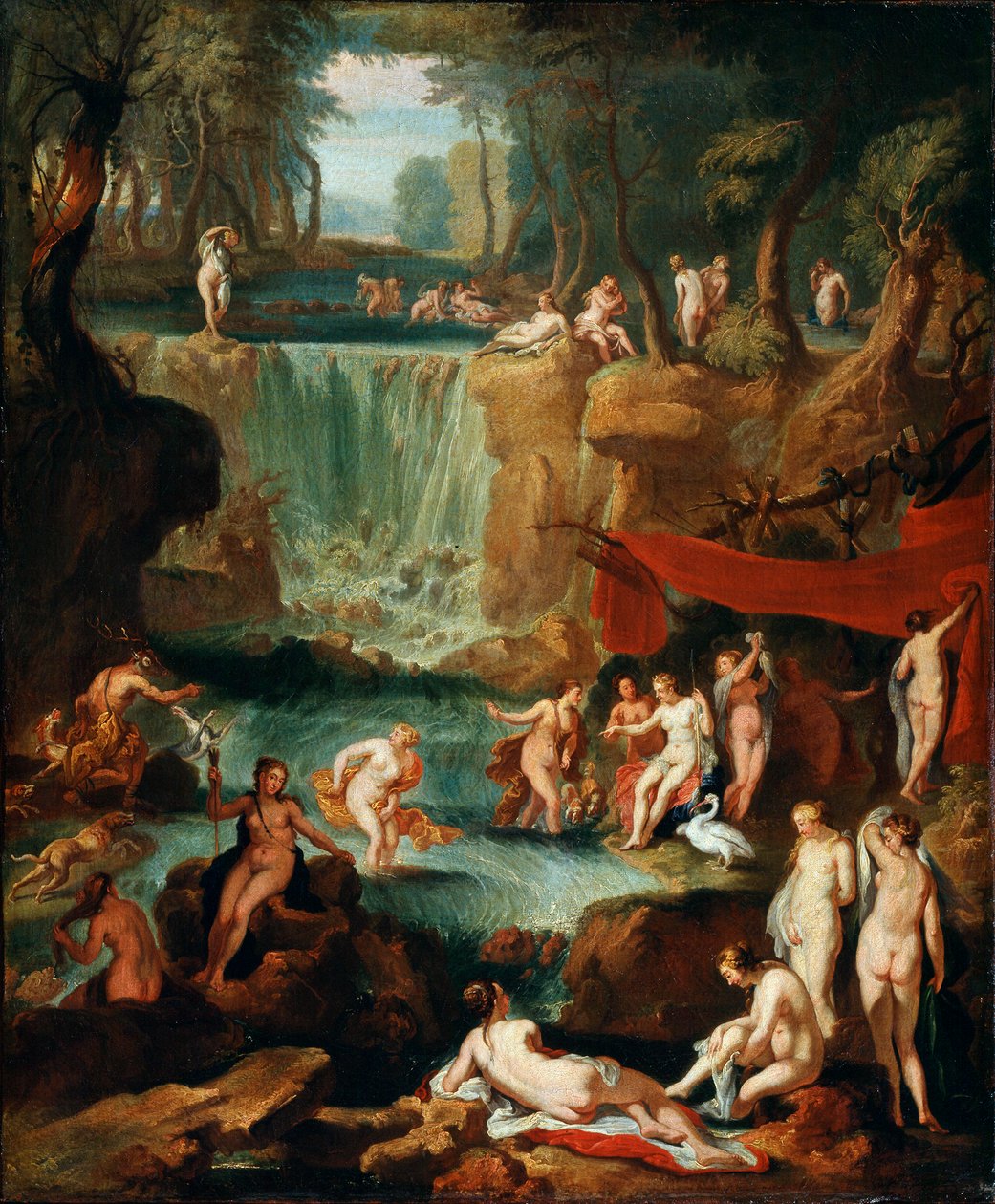 Diana ja Actaeon, 1743. tekijältä Georg Kaspar Prenner von
