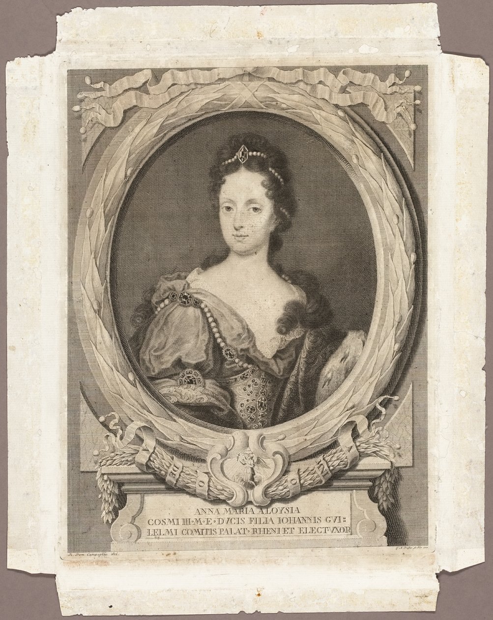 Anna Maria Luisa tekijältä Georg Martin Preissler