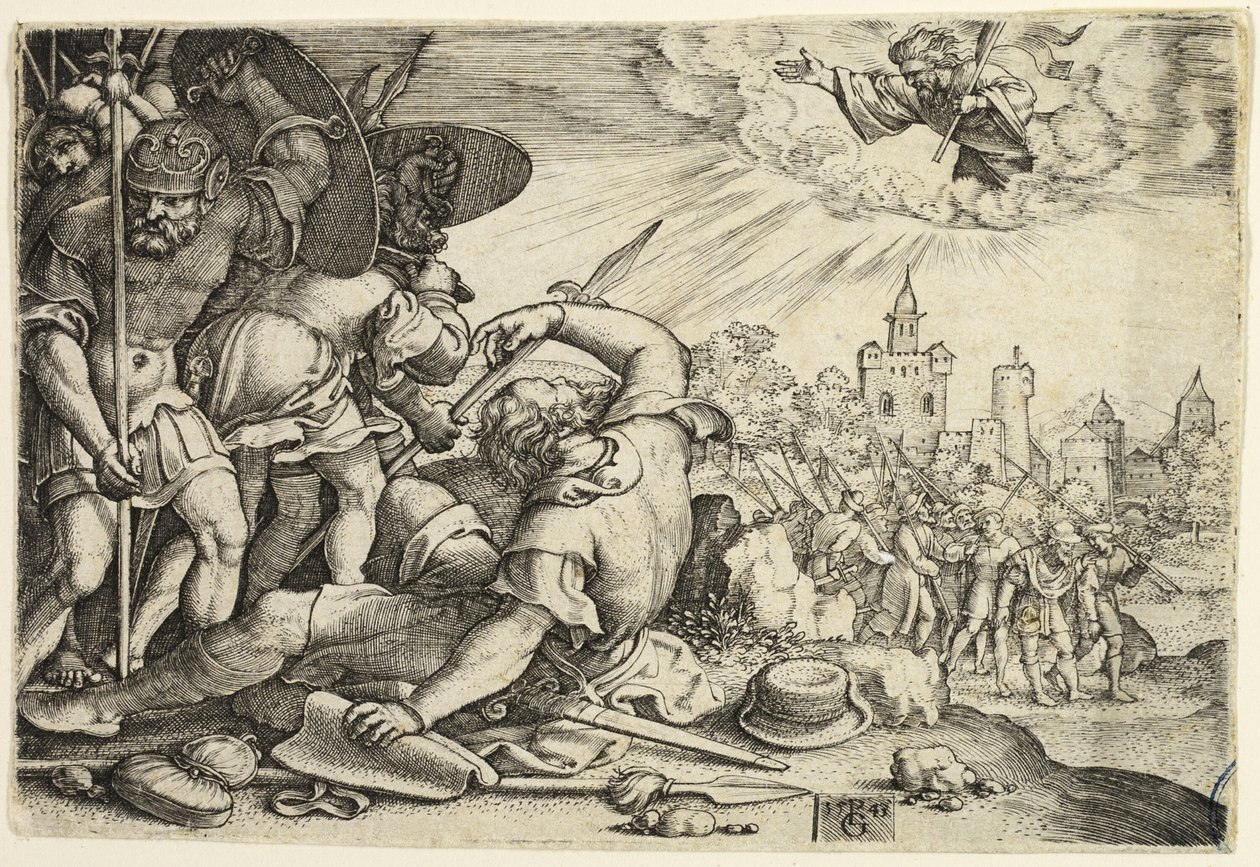 Pyhän Paavalin kääntymys tekijältä Georg Pencz
