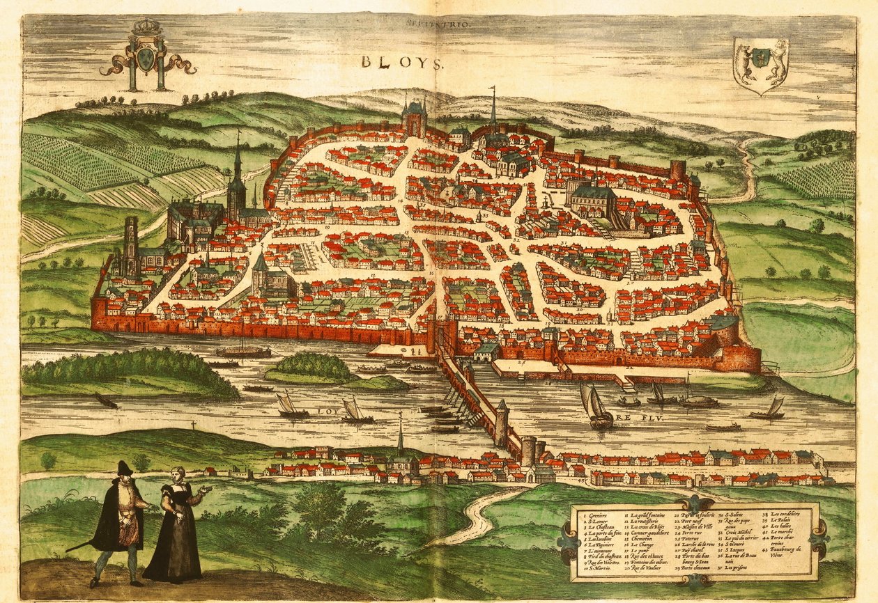 Blois tekijältä Georg and Hogenberg Franz (1535 90) Braun
