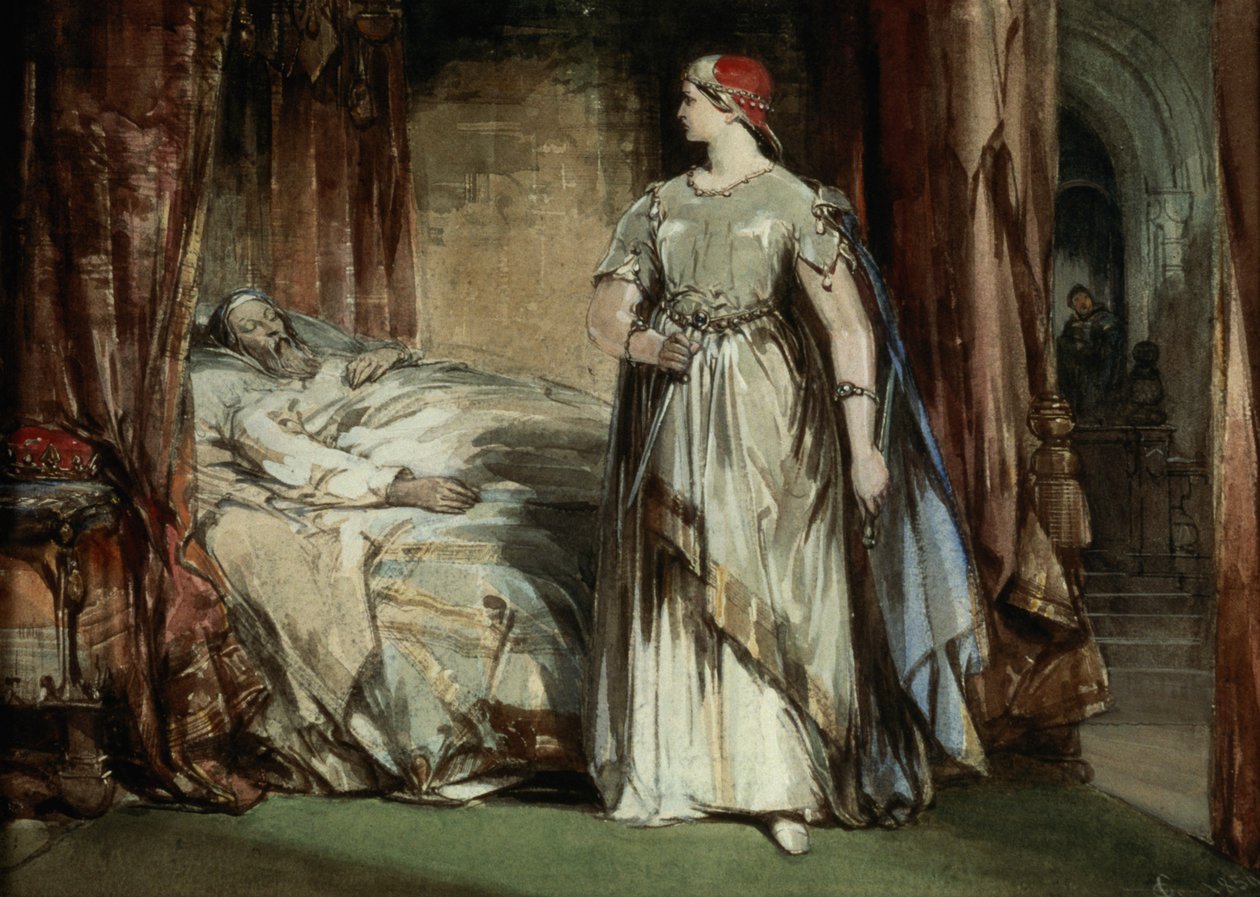 Lady Macbeth, 1850 tekijältä George Cattermole