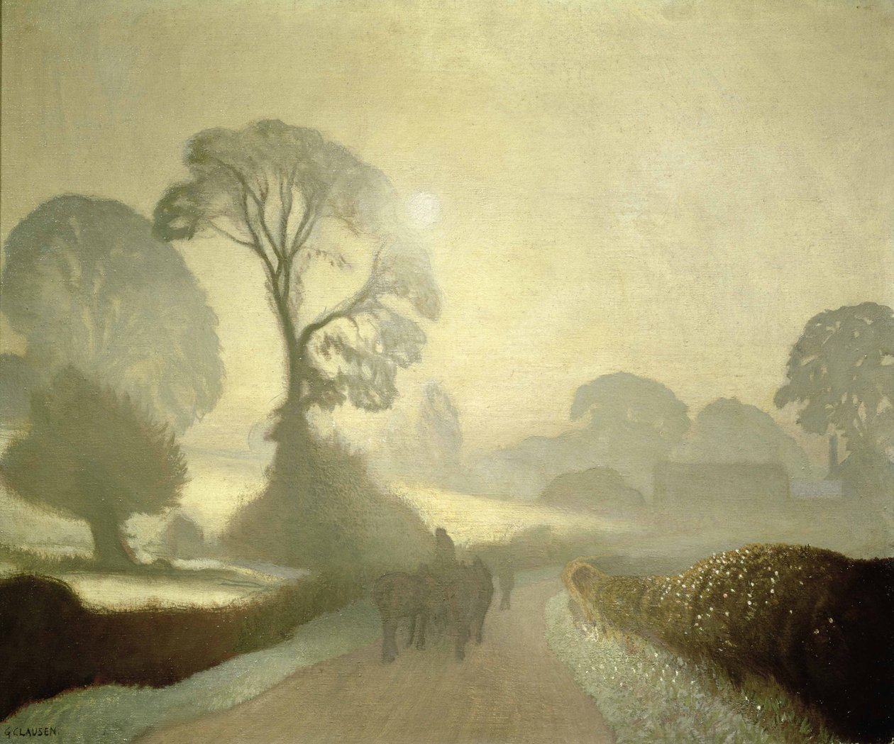 Lokakuun aamu tekijältä George Clausen