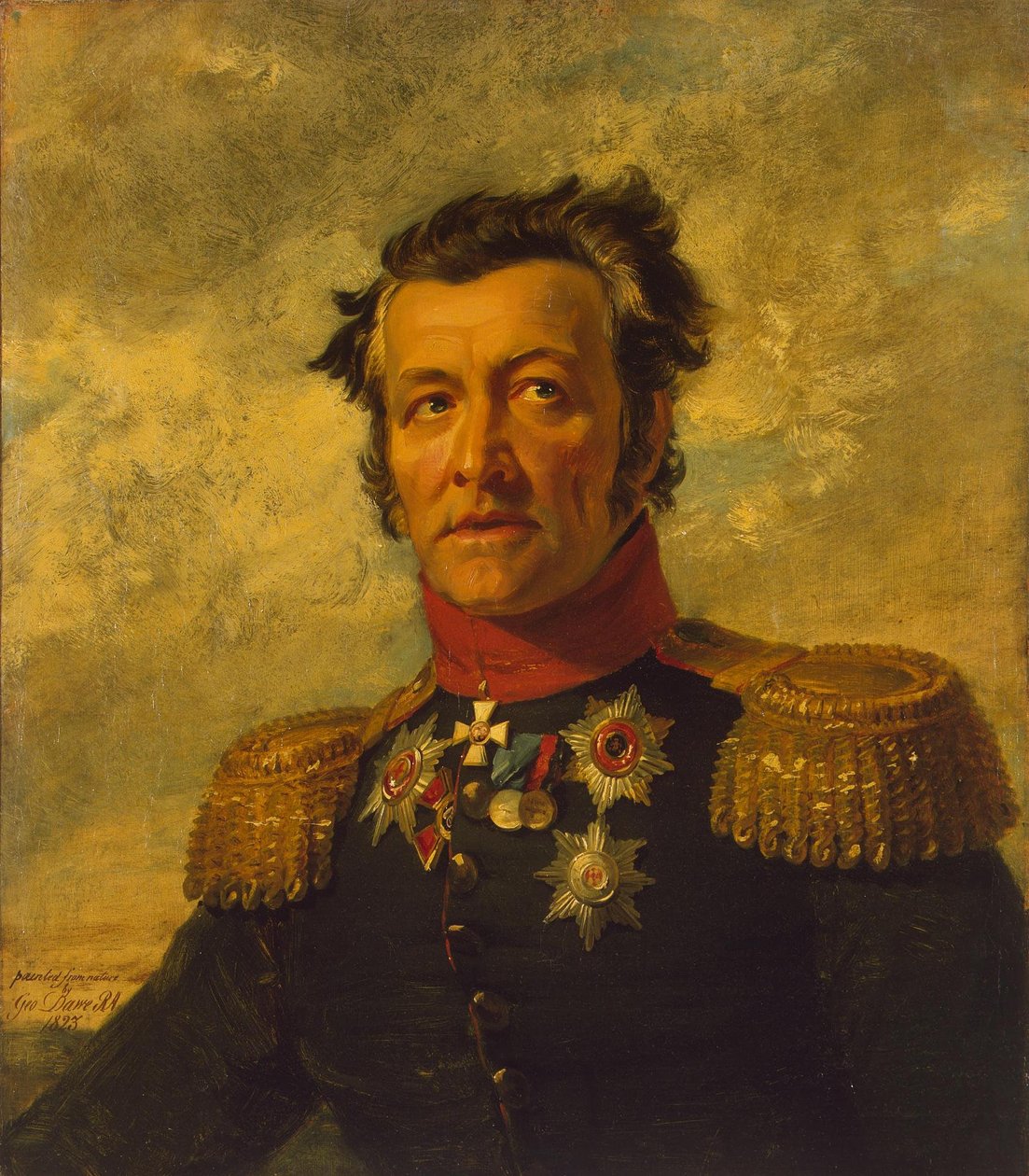 Grigory Maximobich Bergin muotokuva 1-st 16.08.1765 26.03.1833, venäläinen kenraali tekijältä George Dawe