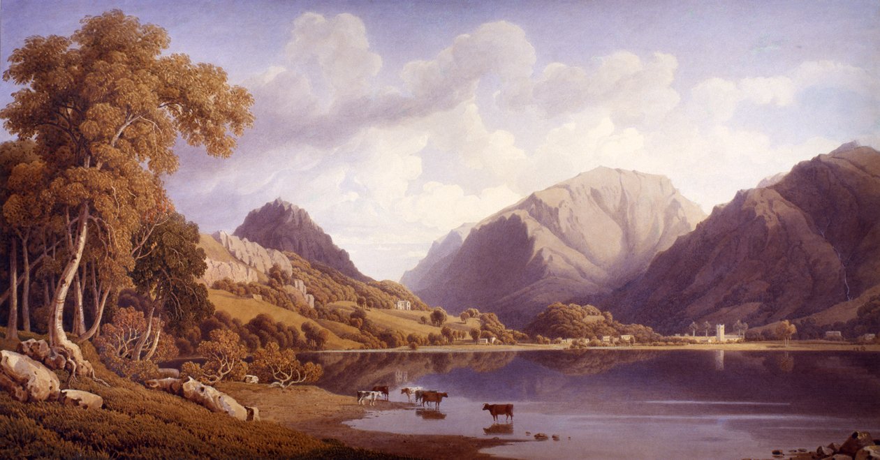 Grasmere, noin 1830 tekijältä George Fennel Robson