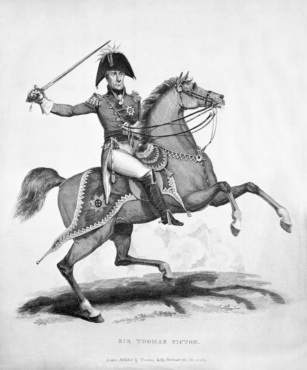 Sir Thomas Picton, kaiverrus Samuel Mitan, 1815 tekijältä George Jones