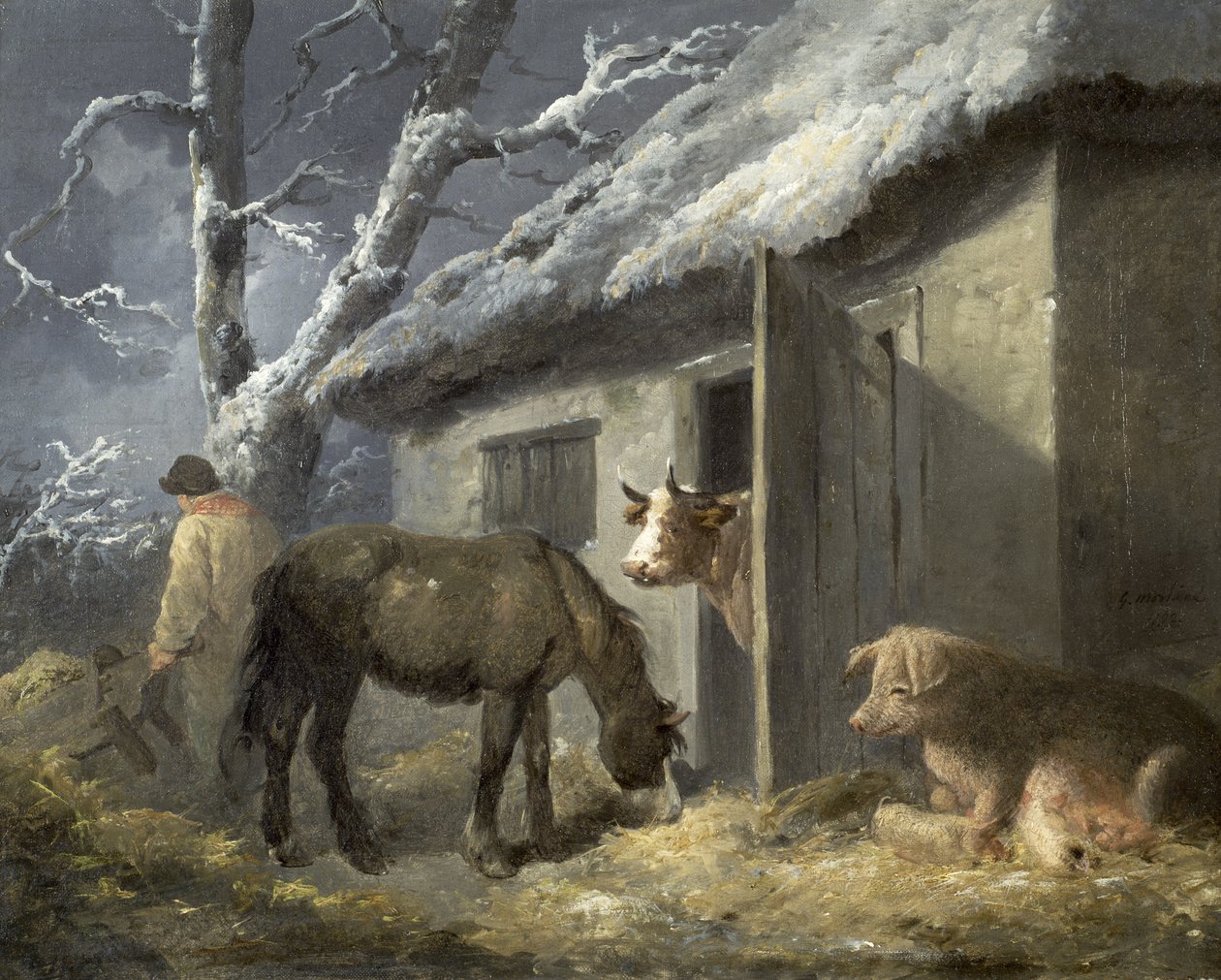 Talvipiha tekijältä George Morland