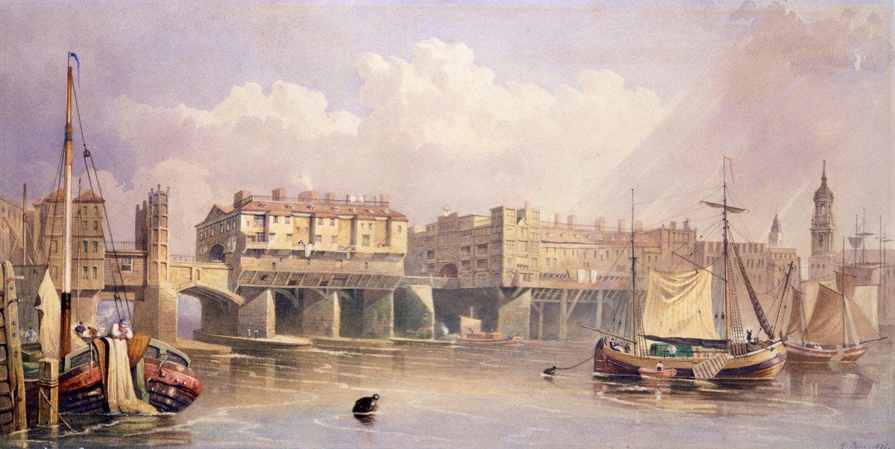 London Bridge, 1835 tekijältä George Pyne