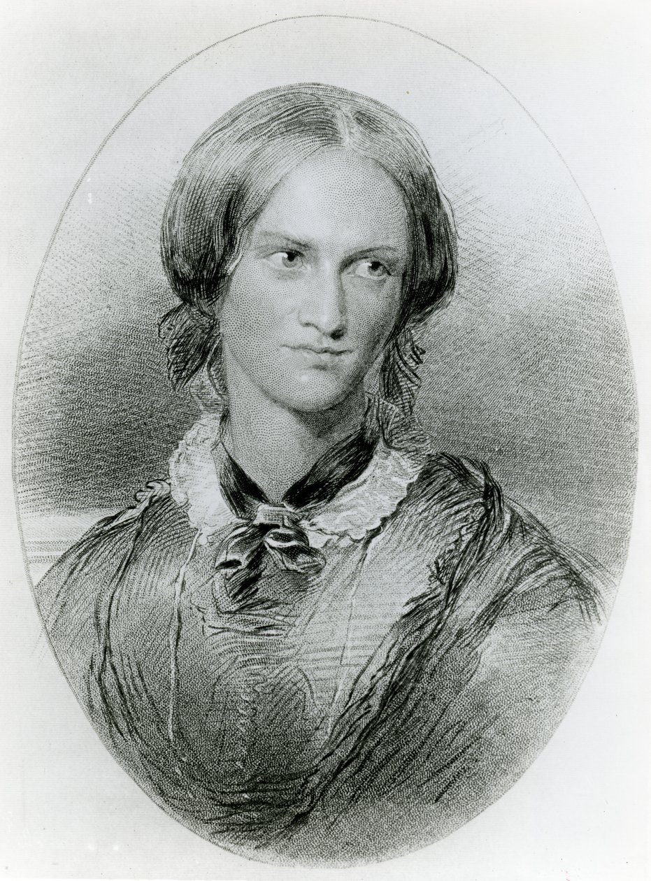 Charlotte Bronte, kaiverrus James Charles Armytage, n. 1850 tekijältä George Richmond
