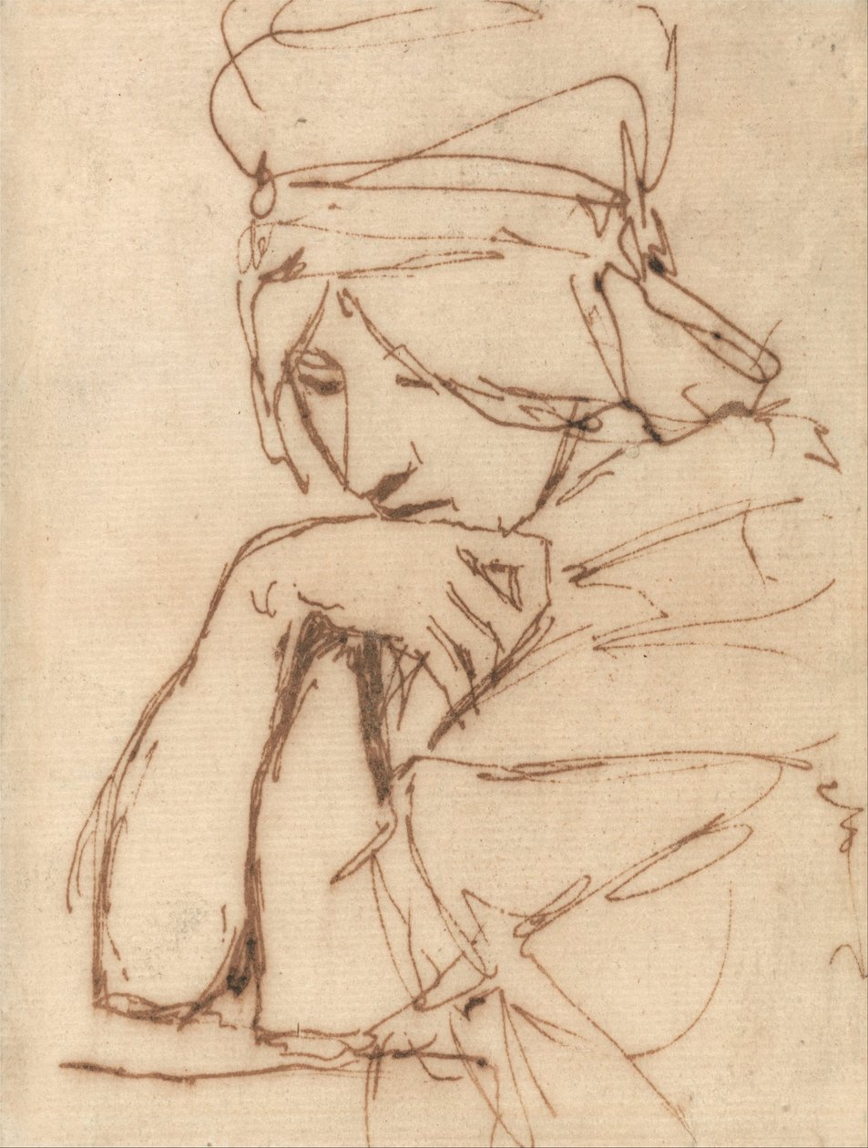 Mietteliäs rouva tekijältä George Romney