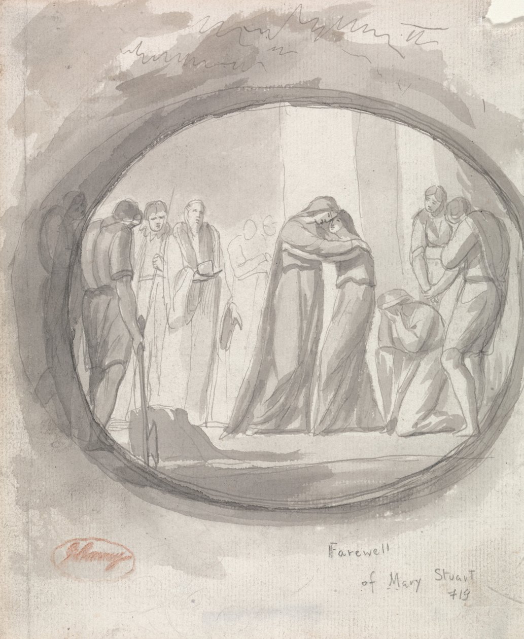 Mary Stuartin jäähyväiset tekijältä George Romney