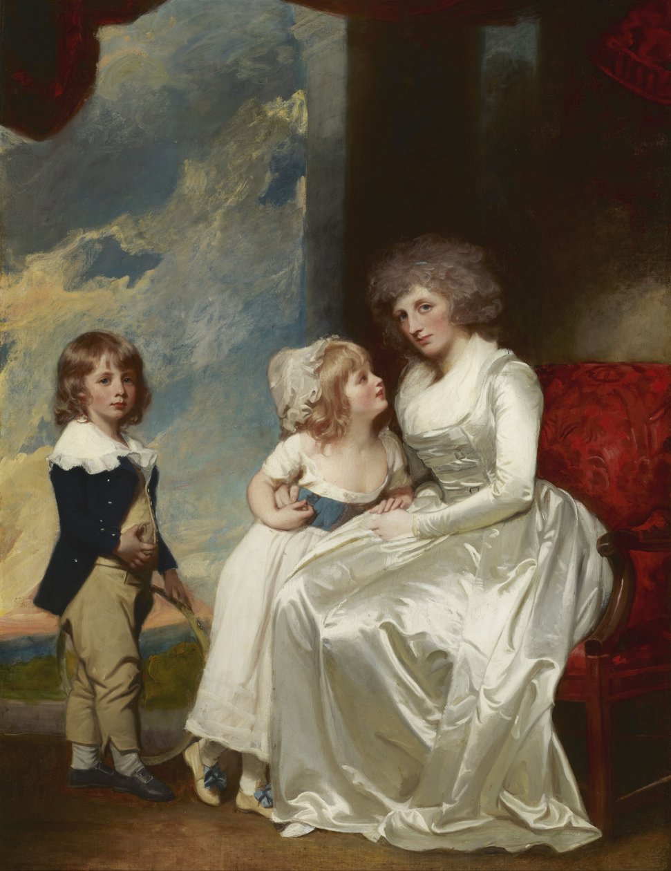 Henrietta, Warwickin kreivitär ja hänen lapsensa tekijältä George Romney