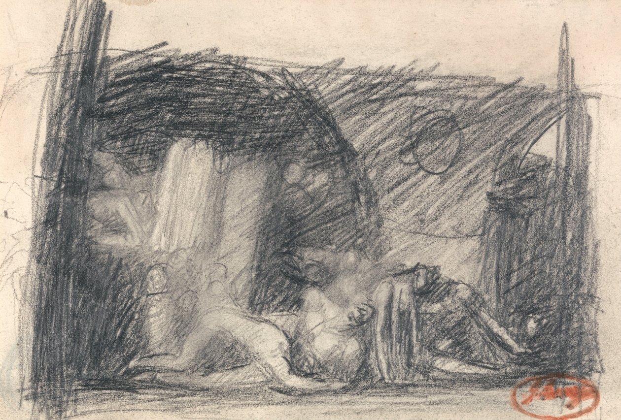 Vankilan kohtaus tekijältä George Romney