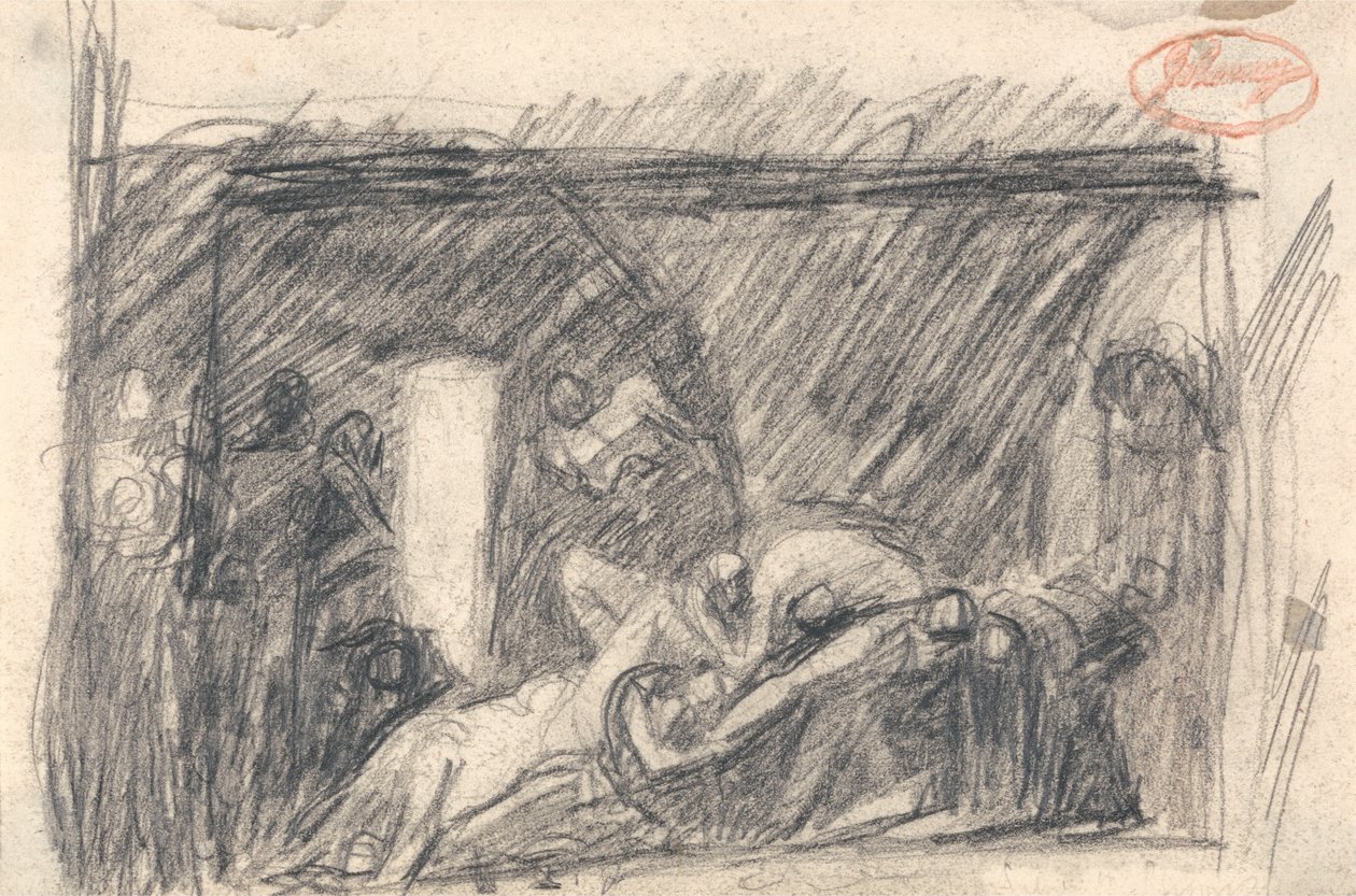 Vankilan kohtaus tekijältä George Romney