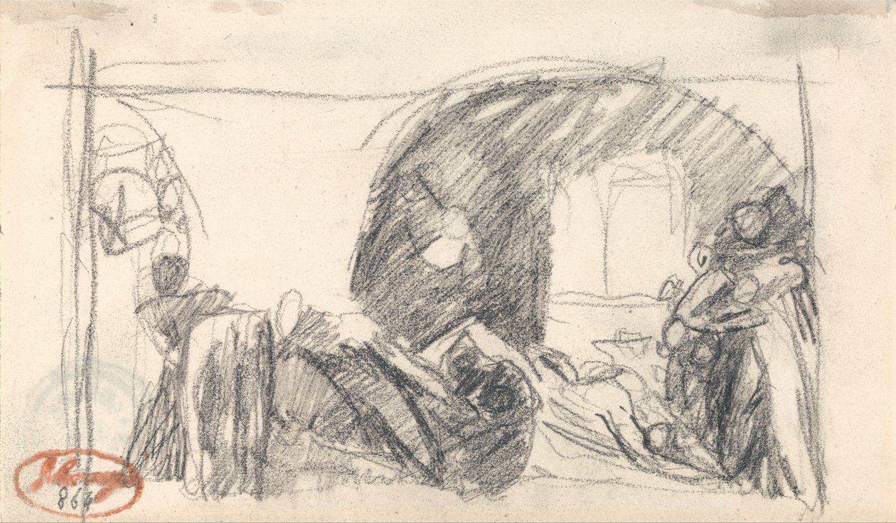 Vankilan kohtaus tekijältä George Romney