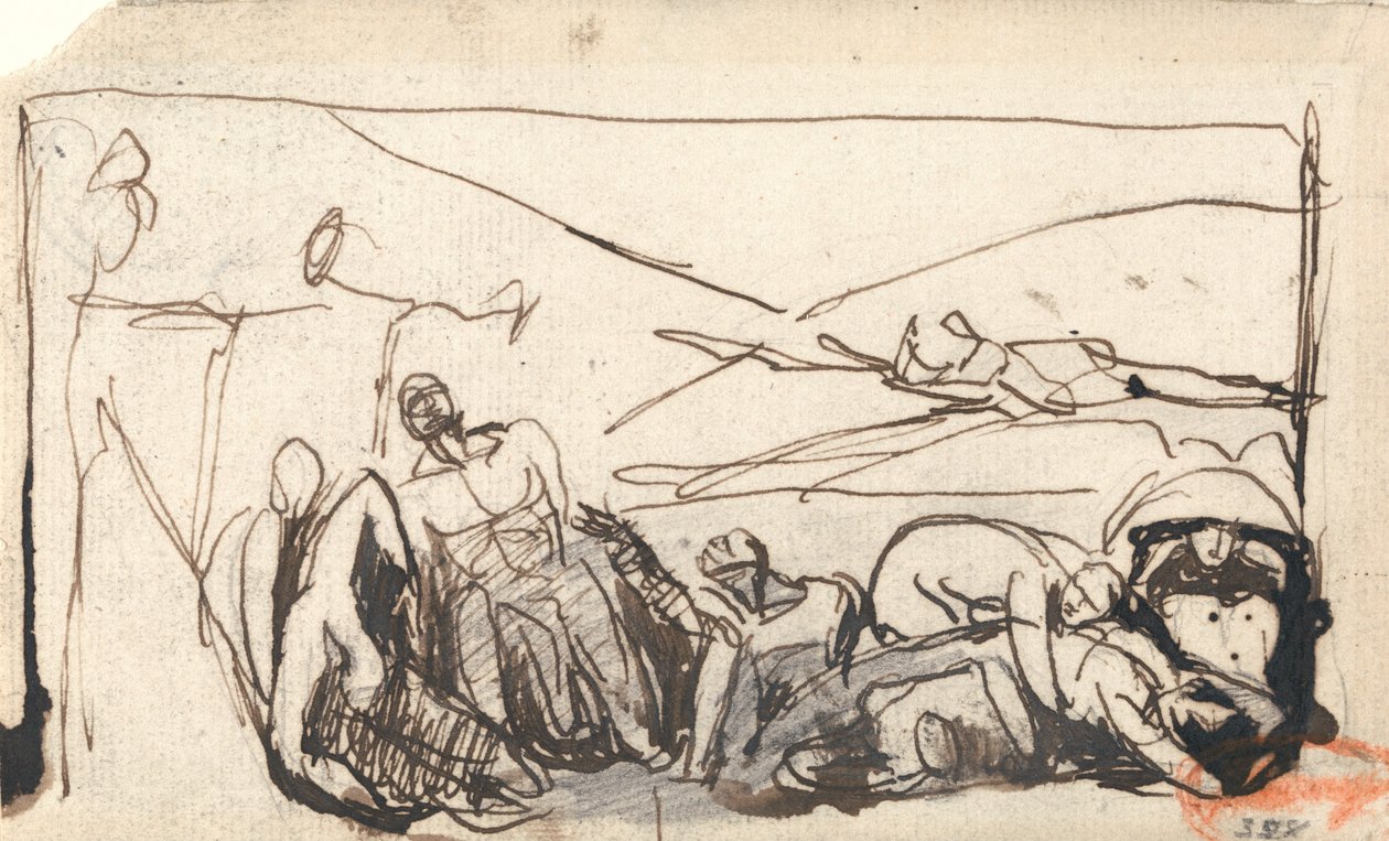 Vankilan kohtaus tekijältä George Romney