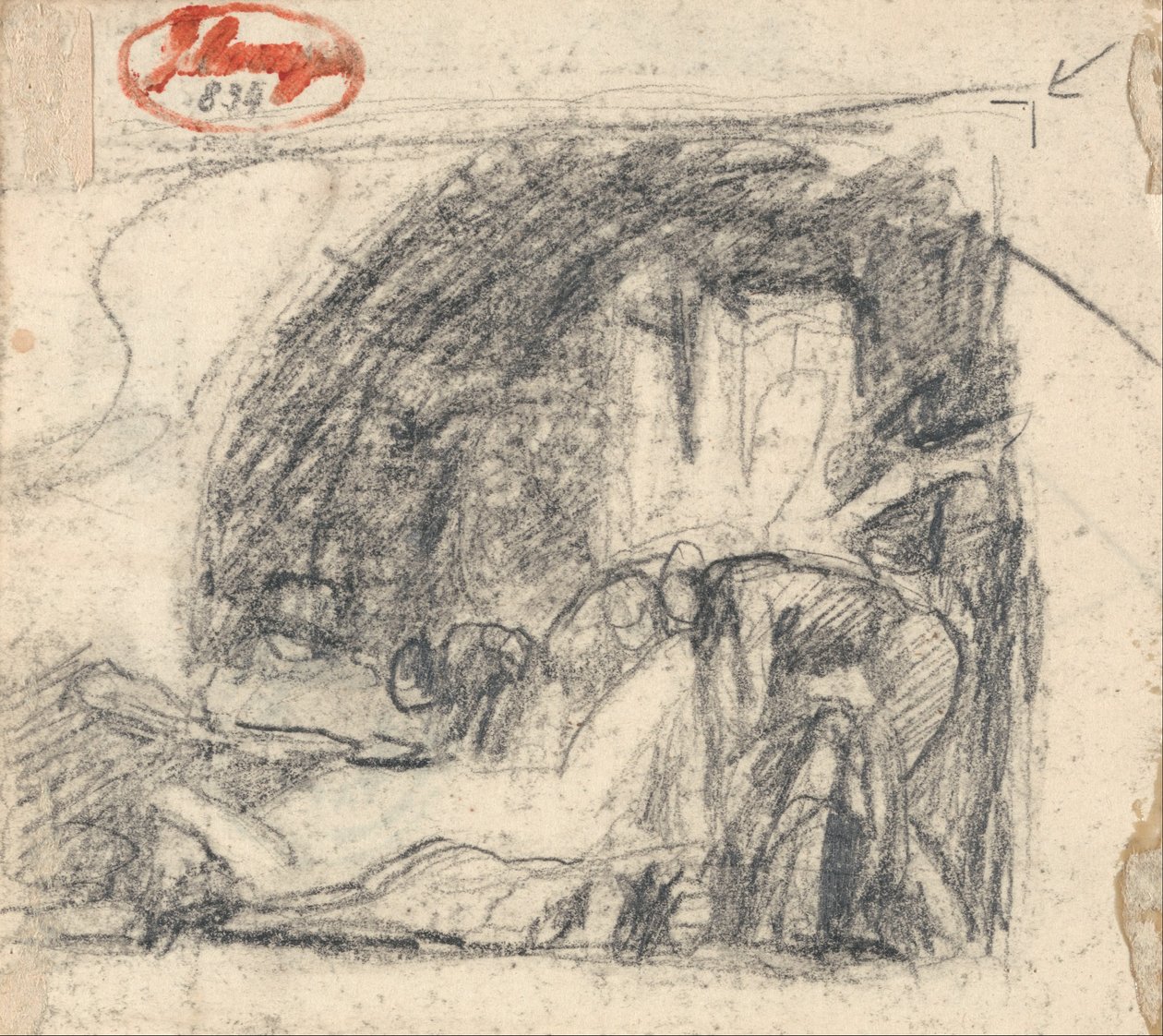 Vankilan kohtaus tekijältä George Romney